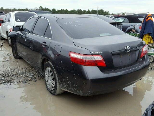 4T4BE46K98R017847 - 2008 TOYOTA CAMRY CE GRAY photo 3