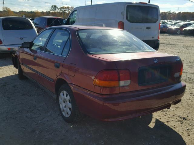 1HGEJ6677WL053149 - 1998 HONDA CIVIC LX RED photo 3