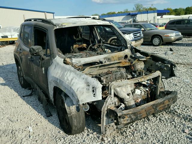 ZACCJAAB1HPF43346 - 2017 JEEP RENEGADE S BURN photo 1