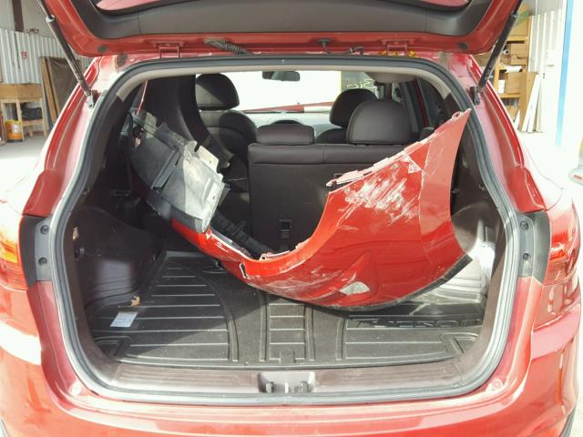 KM8JUCAC0CU453398 - 2012 HYUNDAI TUCSON GLS RED photo 9