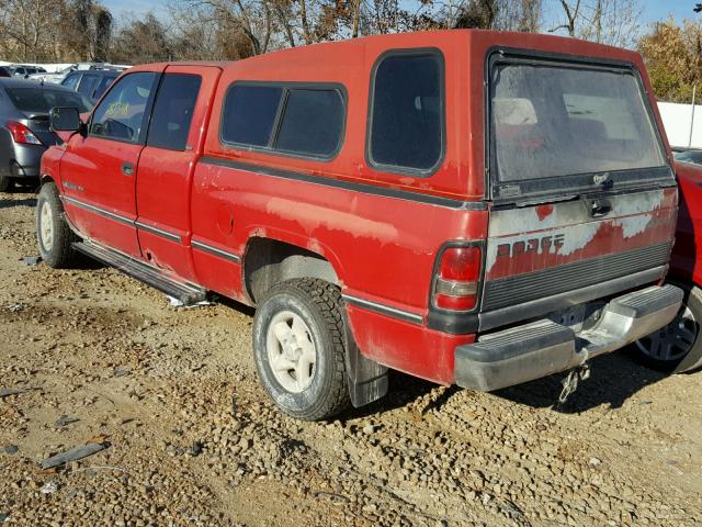 3B7HF13Y5VG789807 - 1997 DODGE RAM 1500 RED photo 3