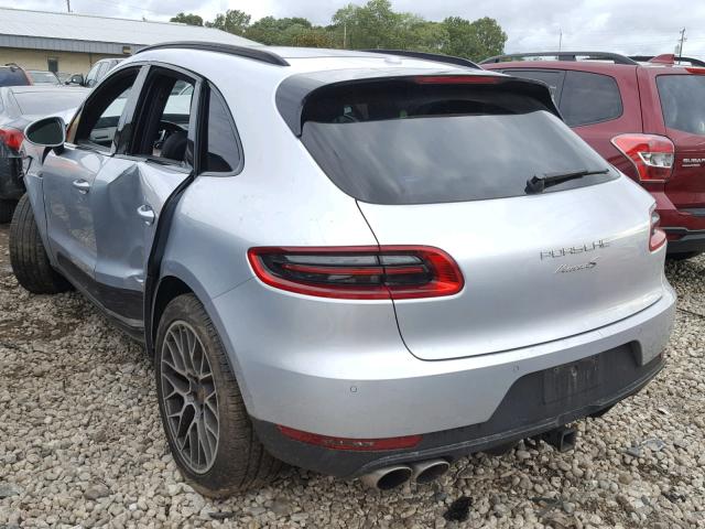 WP1AB2A58FLB41053 - 2015 PORSCHE MACAN S SILVER photo 3