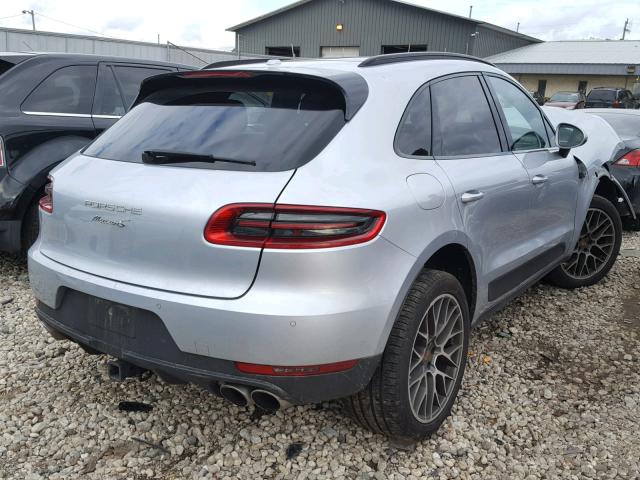 WP1AB2A58FLB41053 - 2015 PORSCHE MACAN S SILVER photo 4