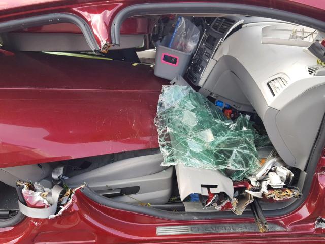 1G1ZC5E15BF315365 - 2011 CHEVROLET MALIBU 1LT BURGUNDY photo 5