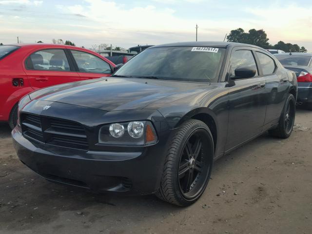 2B3KA43G38H138453 - 2008 DODGE CHARGER BLACK photo 2