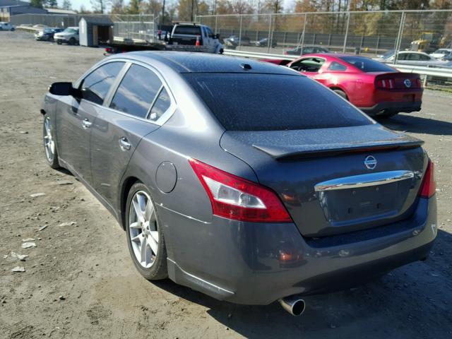 1N4AA51E69C826670 - 2009 NISSAN MAXIMA S Szary zdjęcie 3