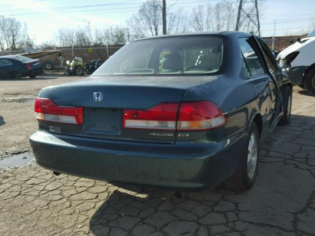 1HGCG16562A039238 - 2002 HONDA ACCORD EX GREEN photo 4