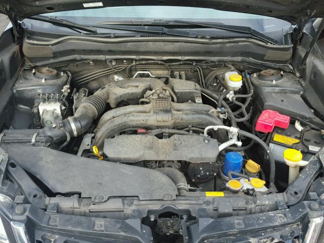 JF2SJADC7EH402737 - 2014 SUBARU FORESTER 2 BLACK photo 7