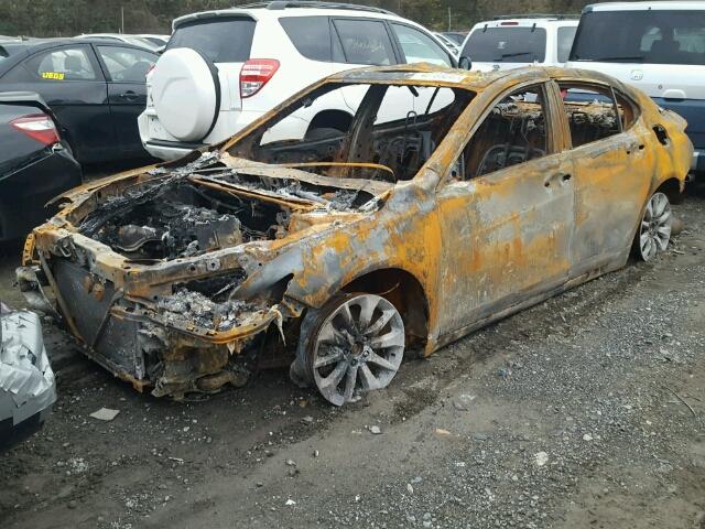 19UUB1F31FA019714 - 2015 ACURA TLX BURN photo 2