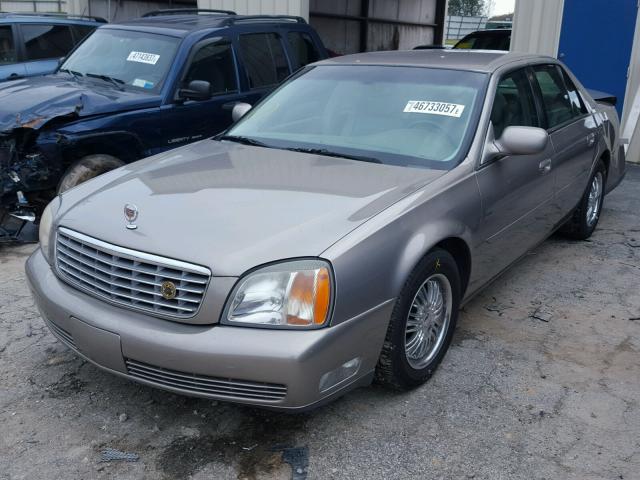 1G6KD54Y01U159088 - 2001 CADILLAC DEVILLE TAN photo 2