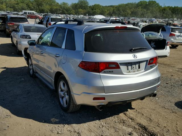 5J8TB18248A014249 - 2008 ACURA RDX SILVER photo 3