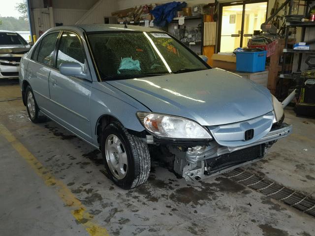 JHMES96654S016817 - 2004 HONDA CIVIC HYBR BLUE photo 1