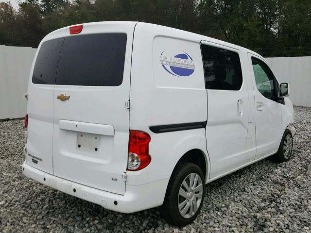 3N63M0YN6FK723268 - 2015 CHEVROLET CITY EXPRE WHITE photo 4