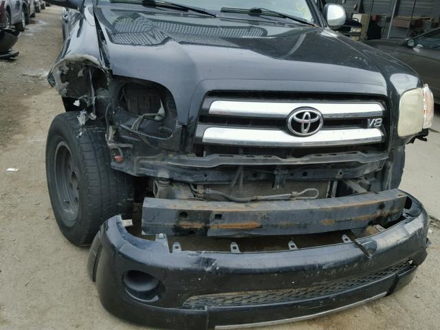 5TBET341X6S551942 - 2006 TOYOTA TUNDRA DOU BLACK photo 9