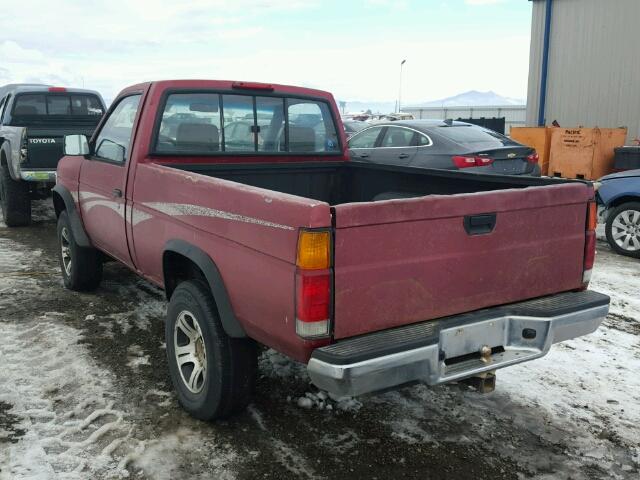 1N6SD11Y8VC410930 - 1997 NISSAN TRUCK XE RED photo 3