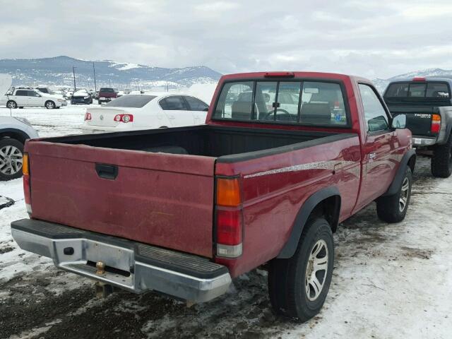 1N6SD11Y8VC410930 - 1997 NISSAN TRUCK XE RED photo 4