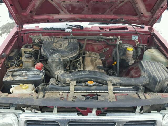 1N6SD11Y8VC410930 - 1997 NISSAN TRUCK XE RED photo 7