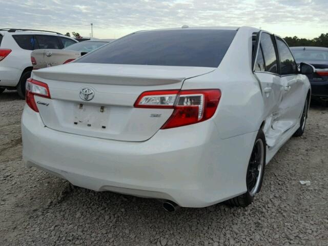 4T1BF1FKXCU628419 - 2012 TOYOTA CAMRY BASE WHITE photo 4
