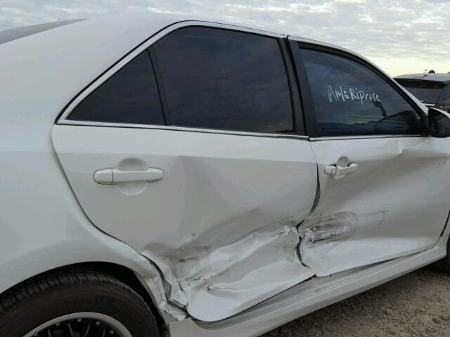 4T1BF1FKXCU628419 - 2012 TOYOTA CAMRY BASE WHITE photo 9