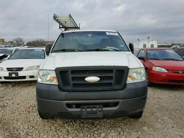 1FTRX12W17NA46590 - 2007 FORD F150 WHITE photo 9