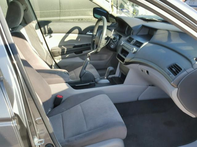 JHMCP26378C043877 - 2008 HONDA ACCORD LX GRAY photo 5