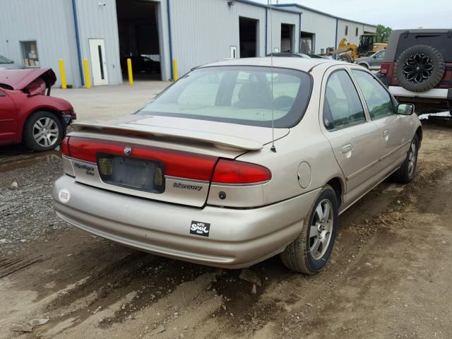 1MEFM66L4XK615716 - 1999 MERCURY MYSTIQUE L BEIGE photo 4