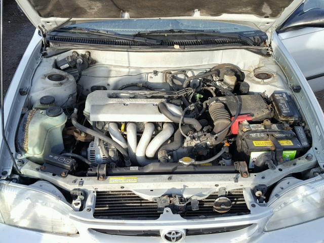 1NXBR12E2XZ190850 - 1999 TOYOTA COROLLA VE SILVER photo 7