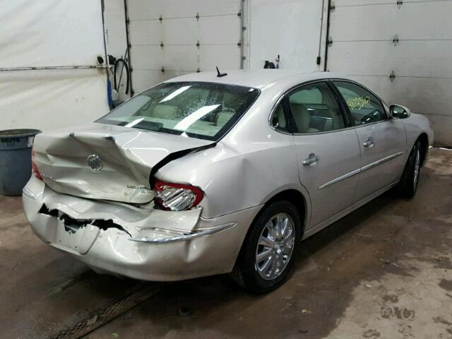 2G4WD582381196593 - 2008 BUICK LACROSSE C SILVER photo 4