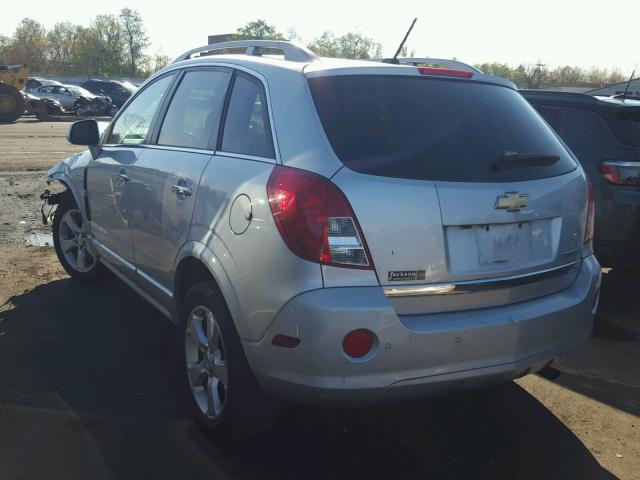 3GNAL4EK5DS598220 - 2013 CHEVROLET CAPTIVA LT SILVER photo 3