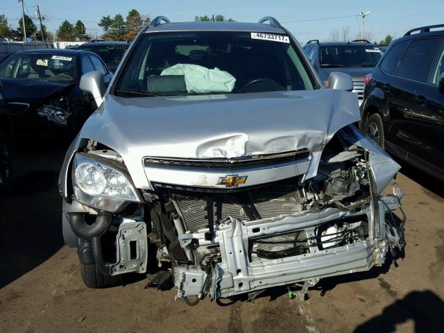 3GNAL4EK5DS598220 - 2013 CHEVROLET CAPTIVA LT SILVER photo 9