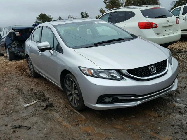 19XFB2F99FE031074 - 2015 HONDA CIVIC EXL SILVER photo 1