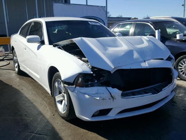 2B3CL3CG9BH591119 - 2011 DODGE CHARGER WHITE photo 1
