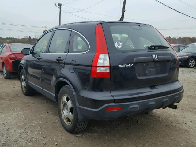 JHLRE48397C034951 - 2007 HONDA CR-V LX BLACK photo 3