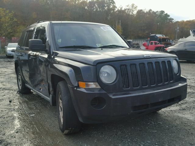 1J8FF28W98D598843 - 2008 JEEP PATRIOT SP BLACK photo 1