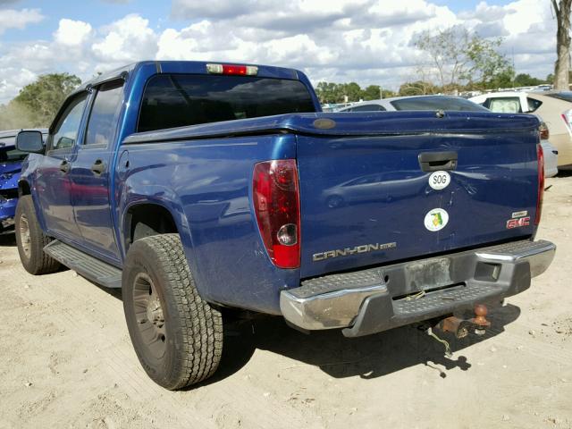 1GTDT138058232008 - 2005 GMC CANYON BLUE photo 3