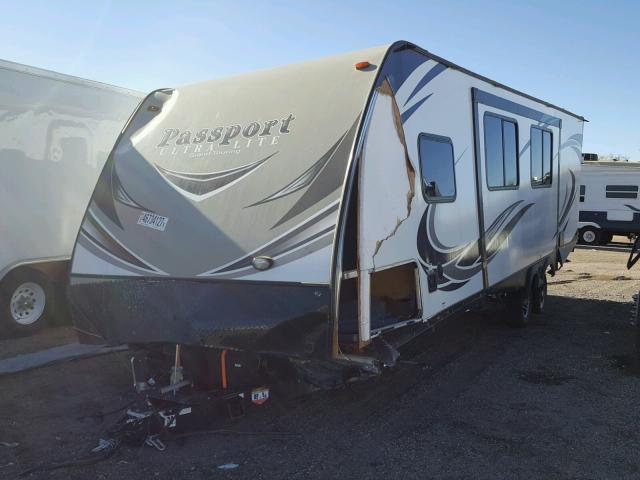 4YDT26729HT413172 - 2017 KEYSTONE PASSPORT BEIGE photo 2
