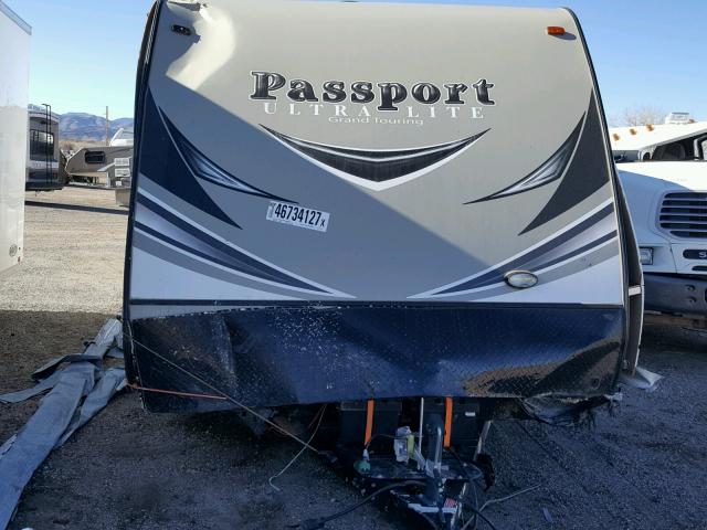 4YDT26729HT413172 - 2017 KEYSTONE PASSPORT BEIGE photo 8