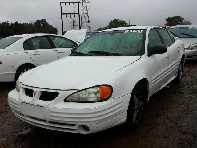 1G2NF52F92C298024 - 2002 PONTIAC GRAND AM S WHITE photo 2