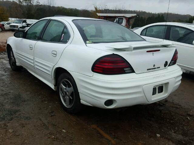 1G2NF52F92C298024 - 2002 PONTIAC GRAND AM S WHITE photo 3