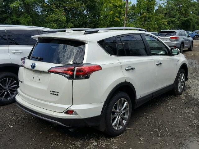 JTMDJREV0JD195874 - 2018 TOYOTA RAV4 HV LI WHITE photo 4