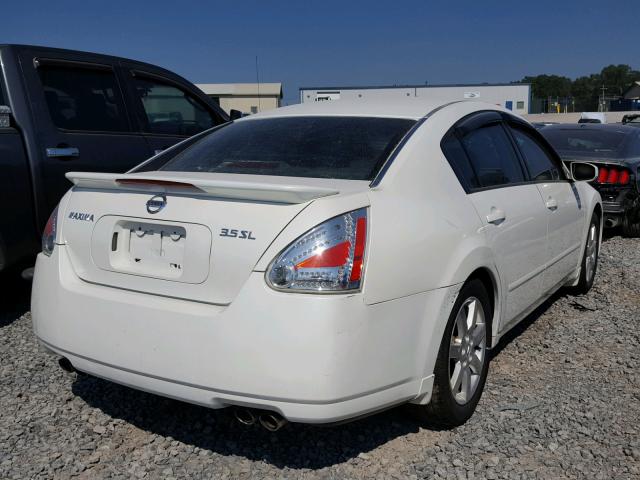 1N4BA41EX6C845958 - 2006 NISSAN MAXIMA SE WHITE photo 4