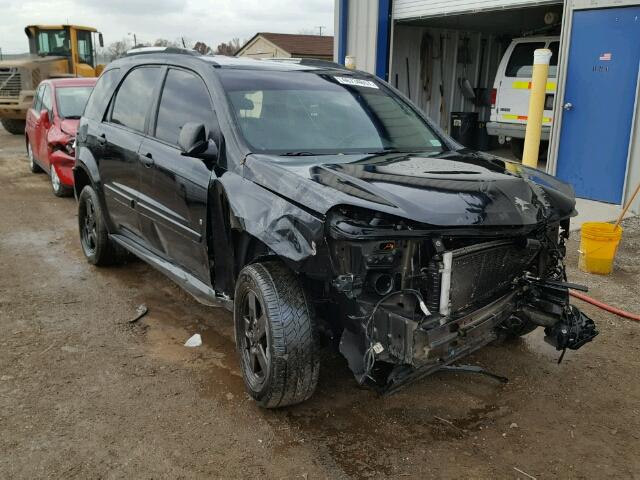 2CNDL13F886060220 - 2008 CHEVROLET EQUINOX LS BLACK photo 1