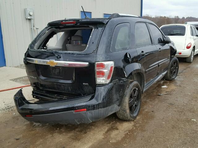 2CNDL13F886060220 - 2008 CHEVROLET EQUINOX LS BLACK photo 4