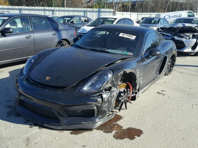 WP0AC2A85GK192459 - 2016 PORSCHE CAYMAN GT4 BLACK photo 2