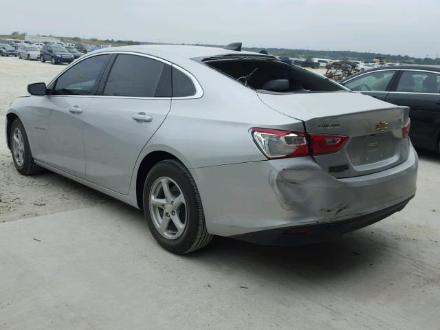 1G1ZB5ST0HF287475 - 2017 CHEVROLET MALIBU LS ვერცხლისფერი ფოტო 3