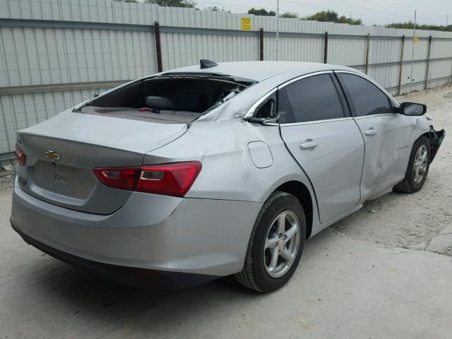 1G1ZB5ST0HF287475 - 2017 CHEVROLET MALIBU LS SILVER photo 4