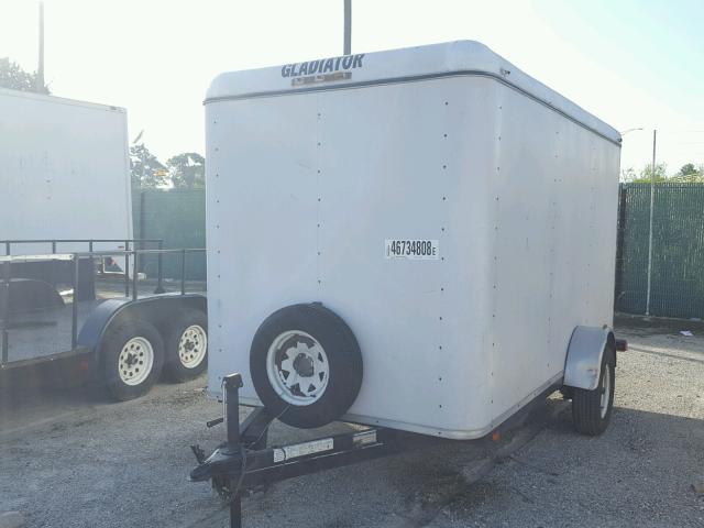 5MNBE12155F004093 - 2005 CARGO TRAILER WHITE photo 2