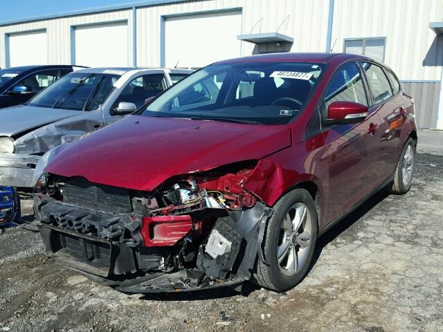 1FADP3K22EL262918 - 2014 FORD FOCUS SE RED photo 2