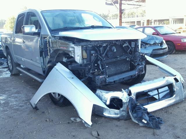 1N6BA0ED6BN326602 - 2011 NISSAN TITAN S SILVER photo 1