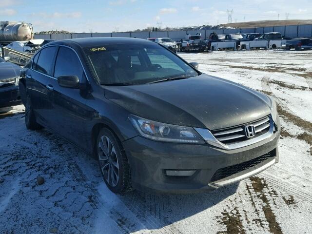 1HGCR2F59EA253077 - 2014 HONDA ACCORD SPO GREEN photo 1